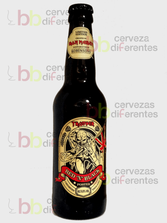 Trooper Red n’ black Porter Iron Maiden 33 cl - Cervezas Diferentes