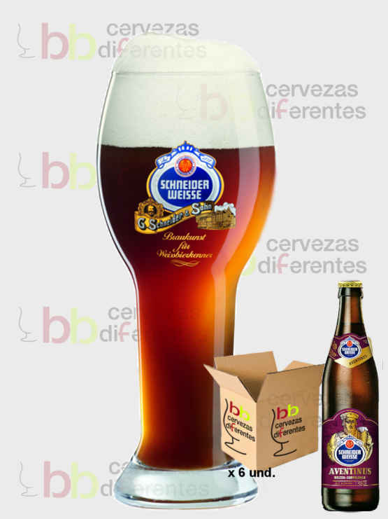 Schneider Weisse Tap 6 Mein Aventinus Pack 6 botellas 50 cl y 1 vaso - Cervezas Diferentes