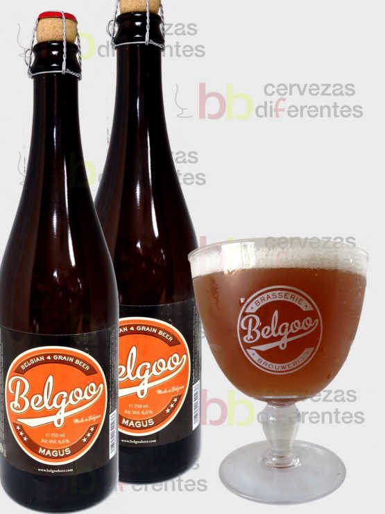 Belgoo – PACK 1 copa y 2 botellas Belgoo 75 cl - Cervezas Diferentes