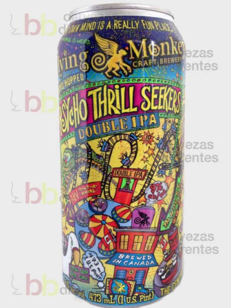 Flying Monkeys Psycho Thrill Seekers Double IPA - 47,3 cl - Cervezas Diferentes